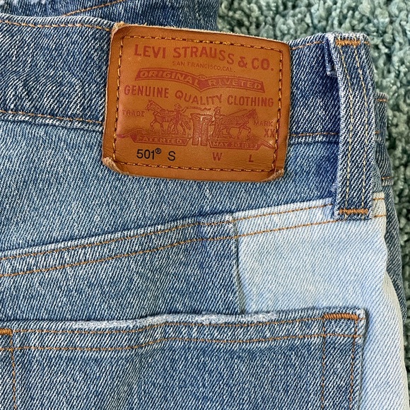 Levi’s 501s in unique design - Picture 4 of 4